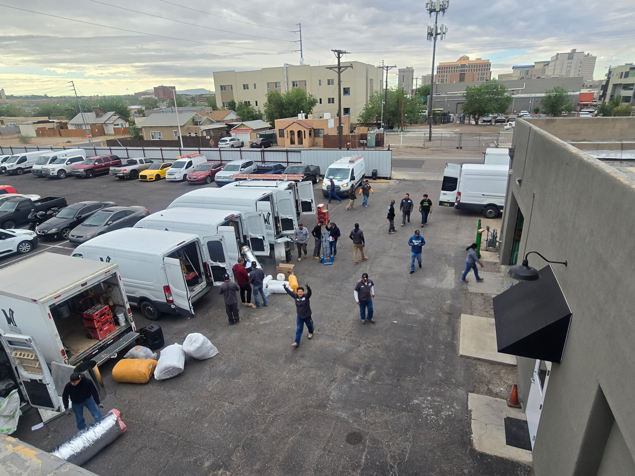 Wong Mechanical LLC fleet and crew — AC installation Albuquerque NM