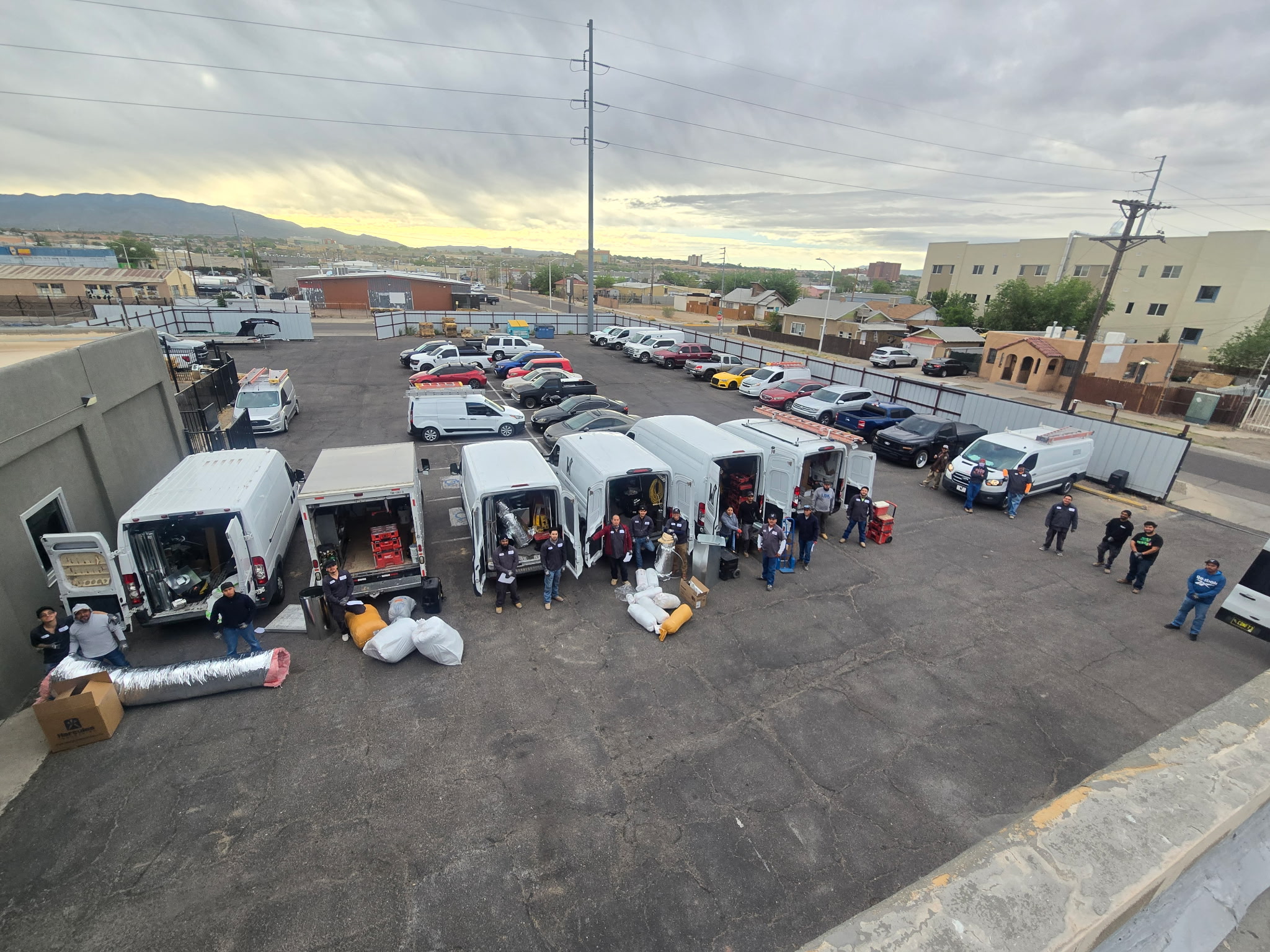 Wong Mechanical LLC team and fleet — Albuquerque HVAC